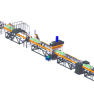 Steel plate radiator production line-1